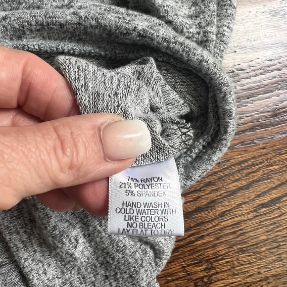 Gibson Look womens color block pullover gray and black size L - Picture 6 of 6